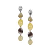 Capsule / Natural Stone Long Earring