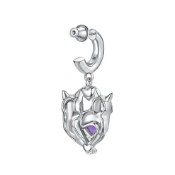 Electric Girl / Kitties Heart Earrings