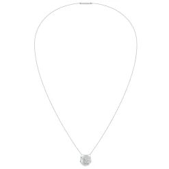 Mermaid / Mermaid Web Coin Long Necklace