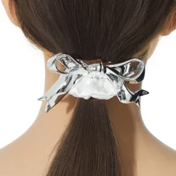 New Material / Metal Bow Hair Tie