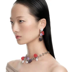 Paradise / Berries Gemstone Lock Earring