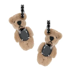 Paradise / Furry Bear Earring