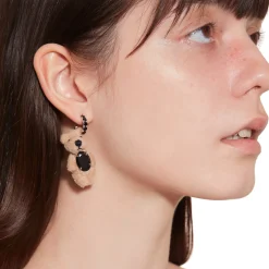 Paradise / Furry Bear Earring