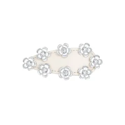 Paradise / Leather Flower Hair Clip