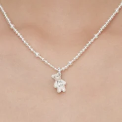 Paradise / Mini Bear Pearl Gradient Color Necklace