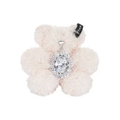 Paradise / Plush Bear Flower Gem Hair Tie