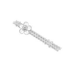 Paradise / Spin Flower Pave Hair Pin
