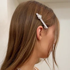 Paradise / Spin Flower Pave Hair Pin