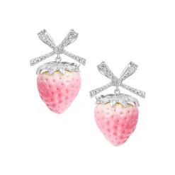Paradise / Strawberry Bowknot Earring