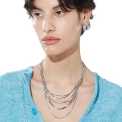 Ripple / Butterfly Layers Tassel Necklace