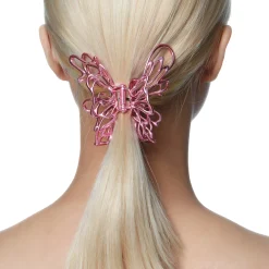 Ripple / Colored Liquefied Metal Butterfly Hair Claw Clip