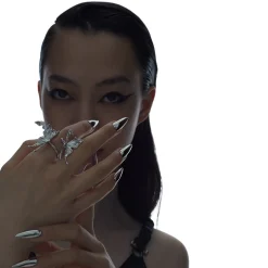 Ripple/ Liquefied Butterfly Layers Ring
