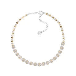 Ripple / Pearl Gemstone Necklace