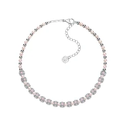 Ripple / Pearl Gemstone Necklace