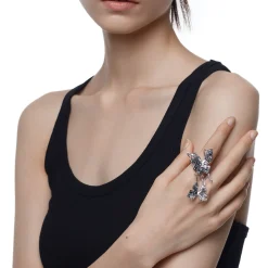 Ripple / Shadow Liquefied Butterfly Ring