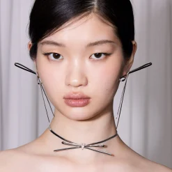 Ripple / Straight Bowknot Chocker