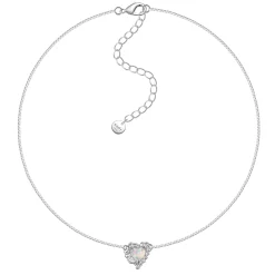 Tasty / Melting Hear Shape Opal Necklace