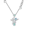Tasty / Opal Melting Heart Fairy Necklace