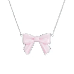 YVMIN X SHUSHUTONG / Double Side Ceramic Bowknot Necklace