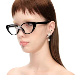 YVMIN X SHUSHUTONG / Double Arrow Pave Pearl Earring