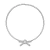 YVMIN X SHUSHUTONG / Gemstone Pave Bow Chocker