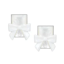 YVMIN X SHUSHUTONG / Natural Stone Square Bowknot Earring