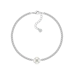 YVMIN X SHUSHUTONG / Natural Gemstone Chain Flower Short Necklace