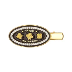 YVMIN X SHUSHUTONG / Rose Gemstone house number Hairpin