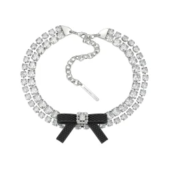 YVMIN X SHUSHUTONG / Rubber Bow Gemstone Necklace