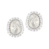 YVMIN X SHUSHUTONG / Shell Sculpture Gemstone Earrings