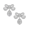 YVMIN X SHUSHUTONG / Soft Gemstone Bow Earrings