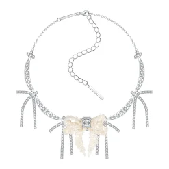 YVMIN X SHUSHUTONG / Tassels Chain Braided Bow Necklace