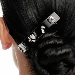 YVMIN X SHUSHUTONG / Zircon Floral Hair Clip